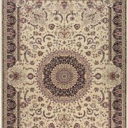 Високощільний килим Royal Esfahan-1.5 2879A Cream-Brown  - Висока якість за найкращою ціною в Україні